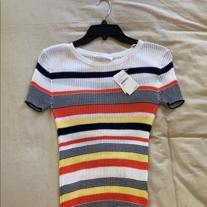 Fitted stripped shirt